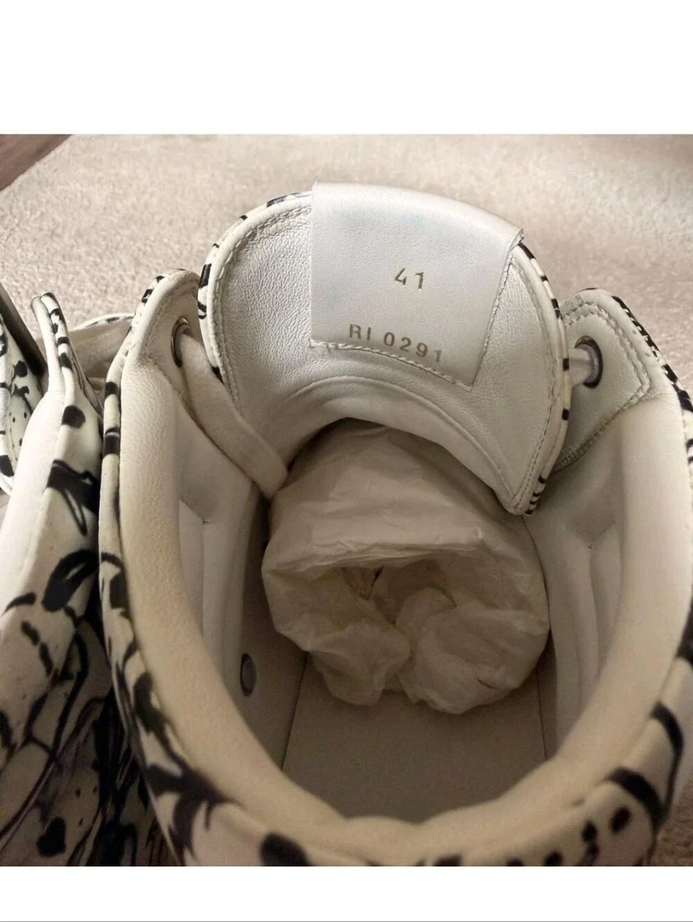 Givenchy X Chito Mens High Too 4G White Sneakers Size 8 US (41 EU)